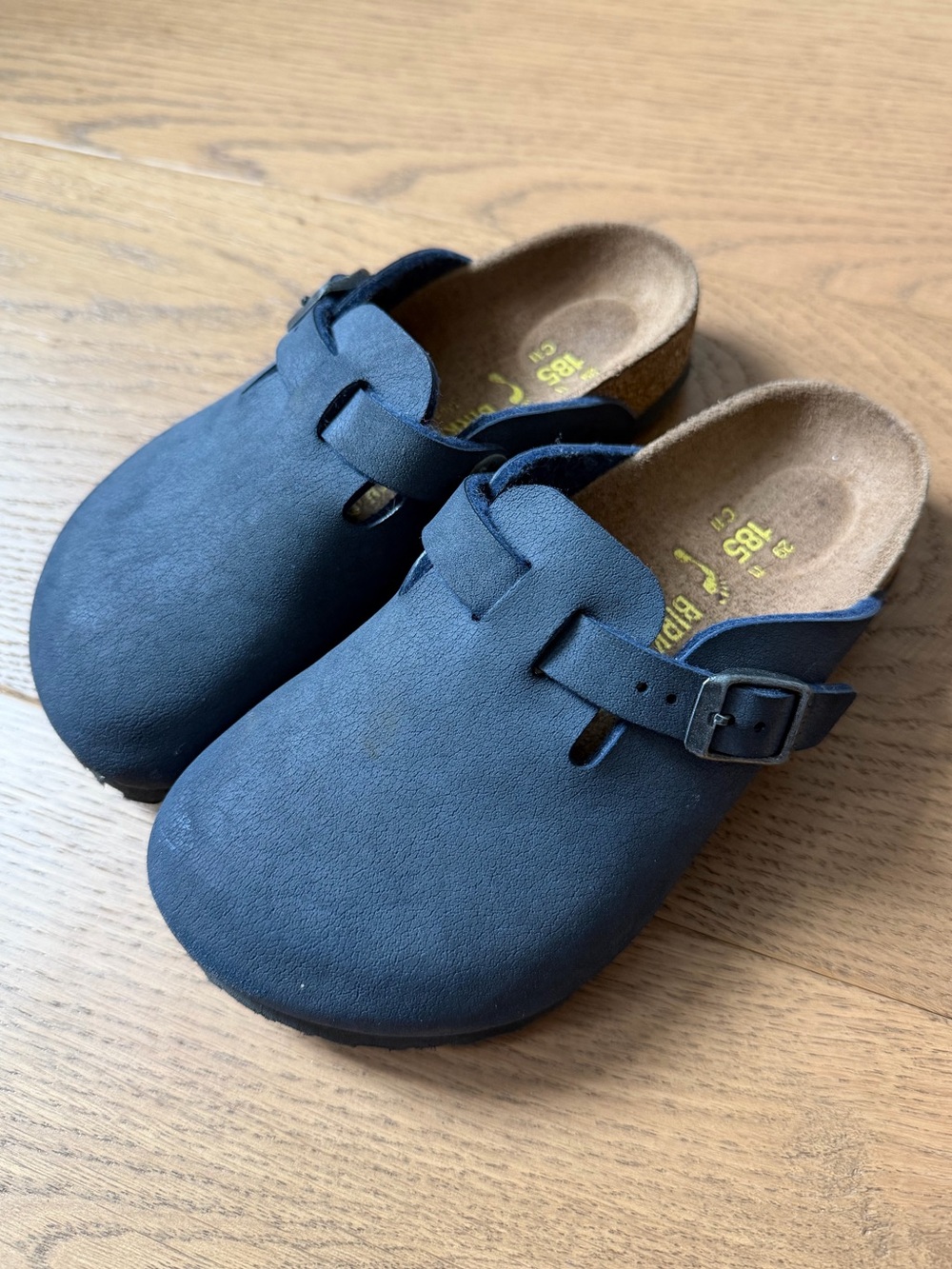 Birkenstock Kids Navy Blue Boston Clog - EUC - Size 29 (US Size 11-11.5)